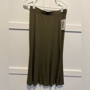 Just Fab ribbed maxi skirt